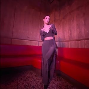 BRAND NEW SOCIAL TOURIST LIGHTWEIGHT KNIT DUSTER DARK BROWN